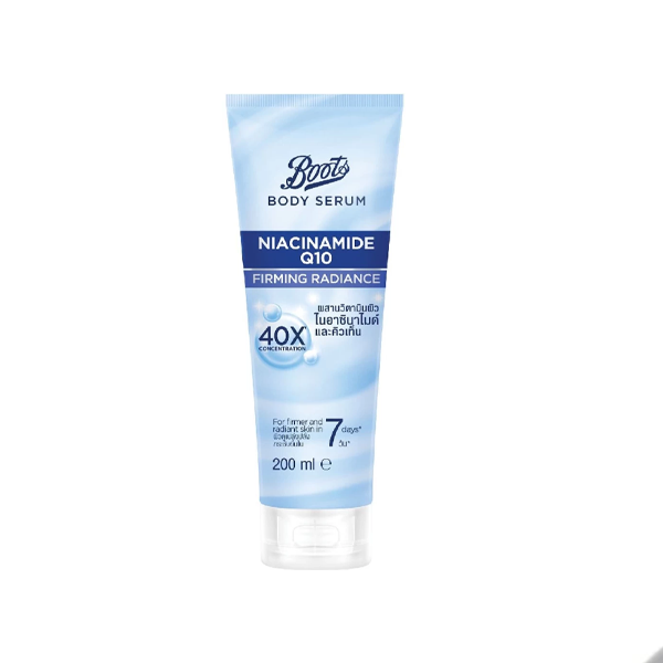Boots Niacinamide Q10 Firming Radiance Body Serum 200ml (Thailand)