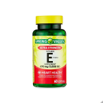 Spring Valley Extra Strength Vitamin E D-Alpha Softgels 670mg (1,000 IU) 60 Count