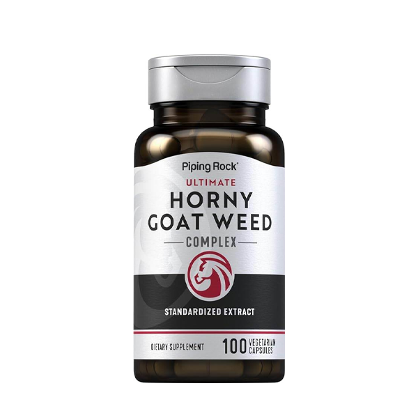 Piping Rock Horny Goat Weed Complex for Men 100 Capsules