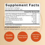 Naturebell Lutein 40mg and Zeaxanthin 1,600mcg Per Serving 360 Softgels - Image 2