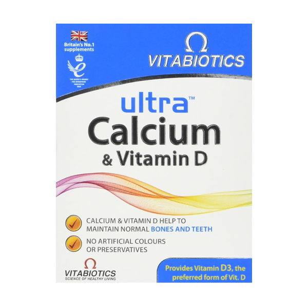 Vitabiotics Ultra Calcium & Vitamin D 30 Tablets