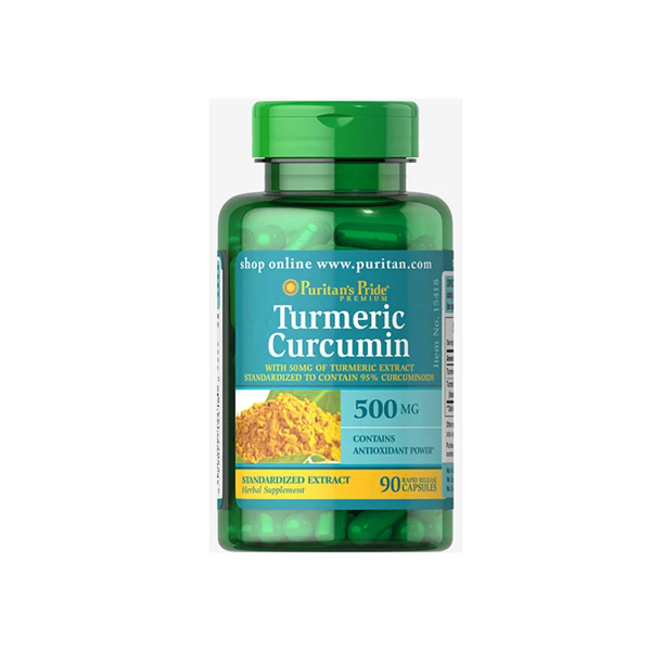 Puritan’s Pride Turmeric Curcumin 500mg 90 Capsules