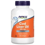 NOW FOODS Cod Liver Oil 650mg (Cardiovascular Support) 250 Softgels