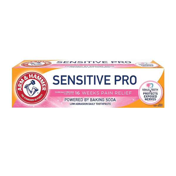 Arm & Hammer Sensitive Pro Daily Toothpaste 16 Weeks Pain Relief 75ml UK