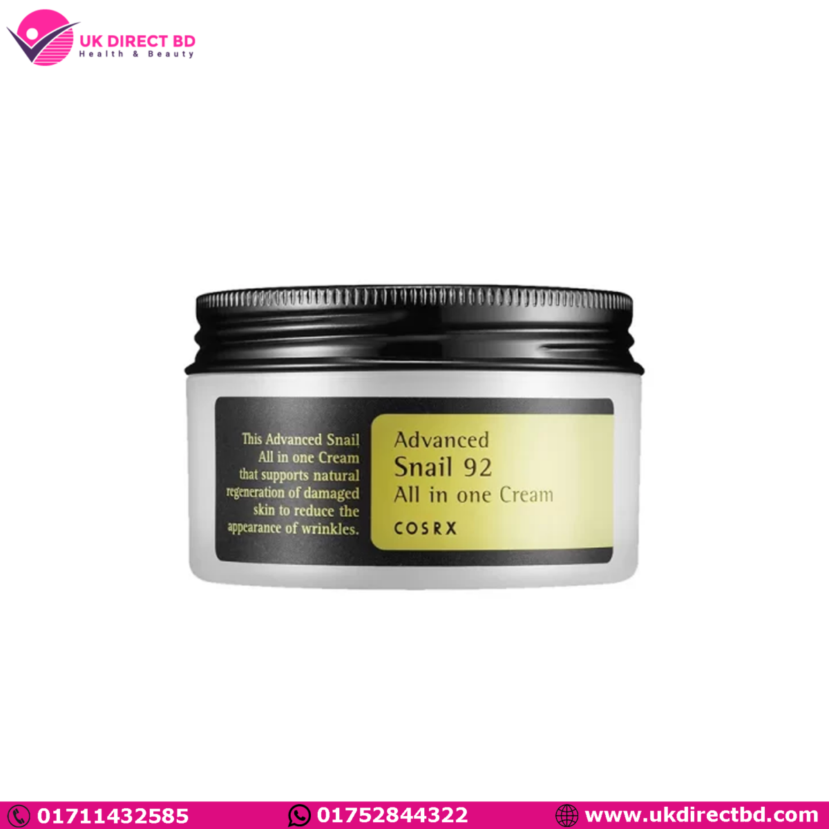 Cosrx Advanced Snail 92 All In One Cream 100g - Image 1