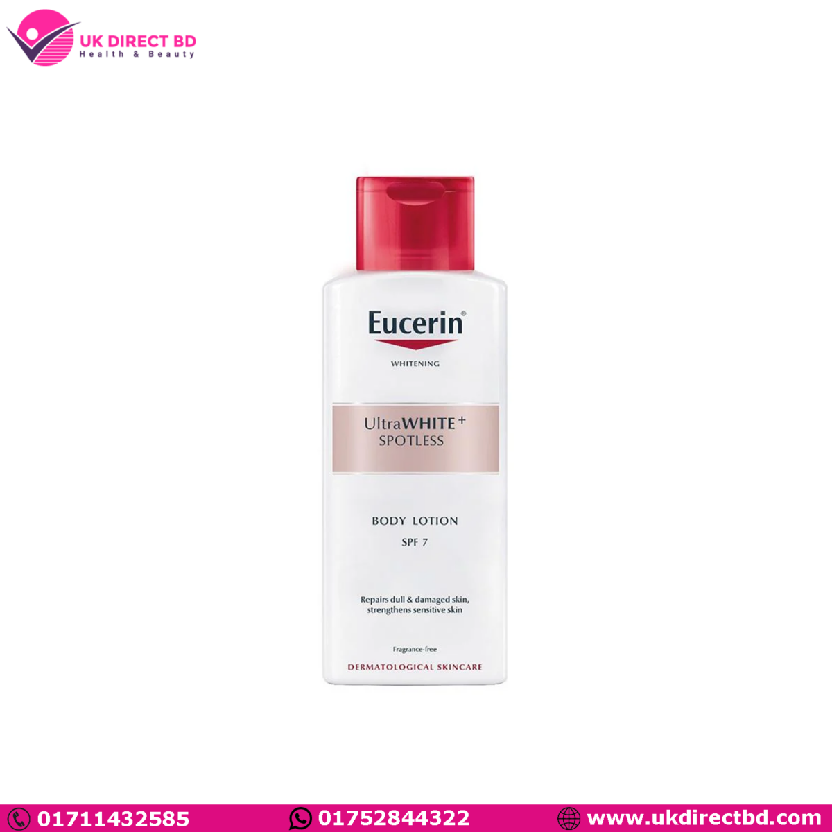 Eucerin UltraWHITE Spotless Body Lotion SPF7 (250ml) - Image 1