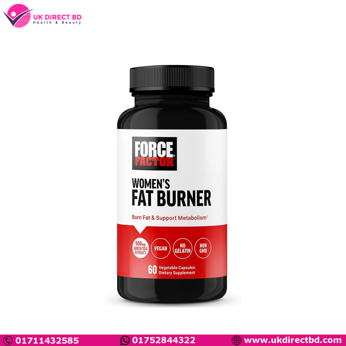 Force Factor Women’s Fat Burner 60 Capsules - Image 1