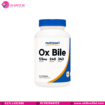 Nutricost Ox Bile Capsules 125mg 240 Capsules Non GMO