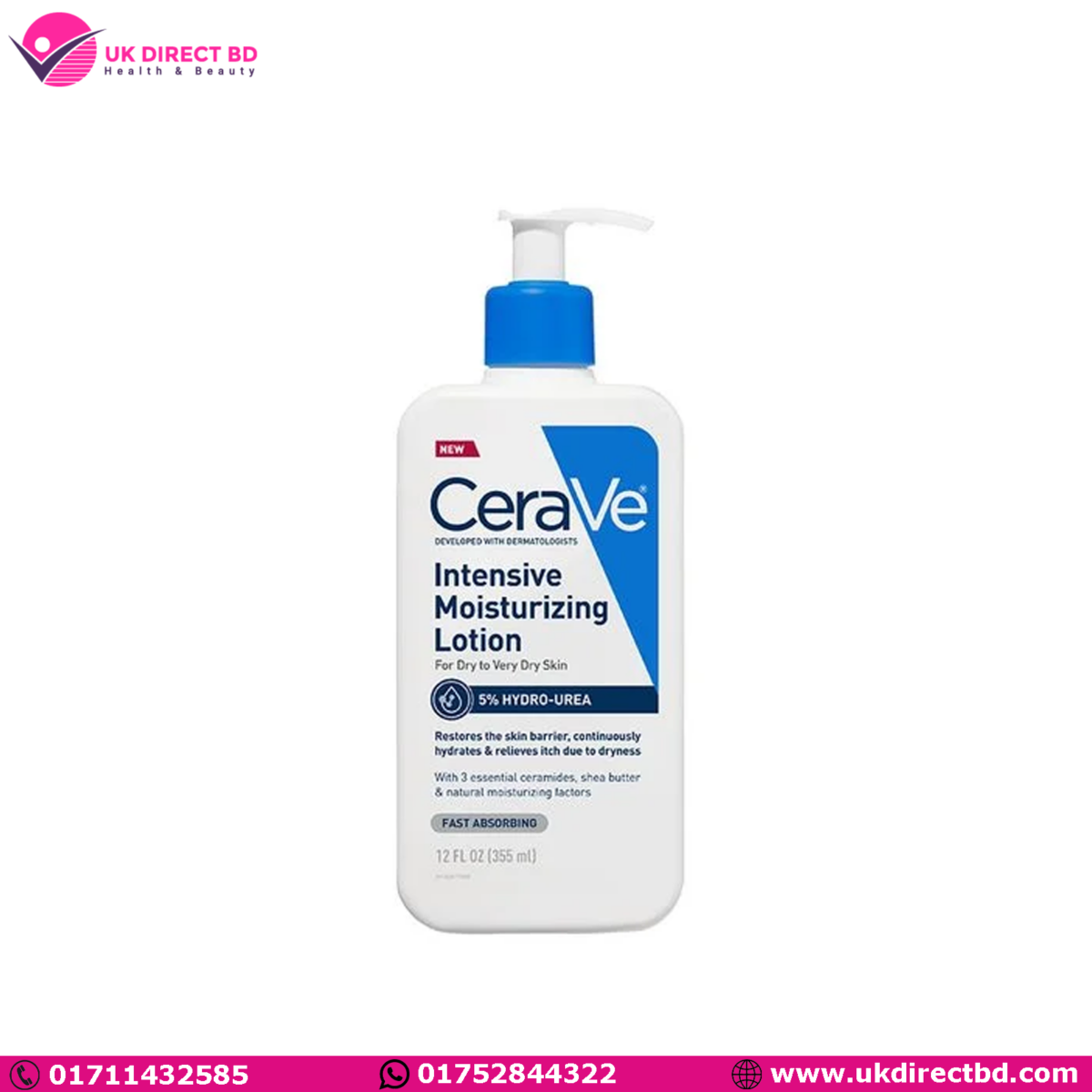 CeraVe Intensive Moisturizing Lotion 355ml - Image 1