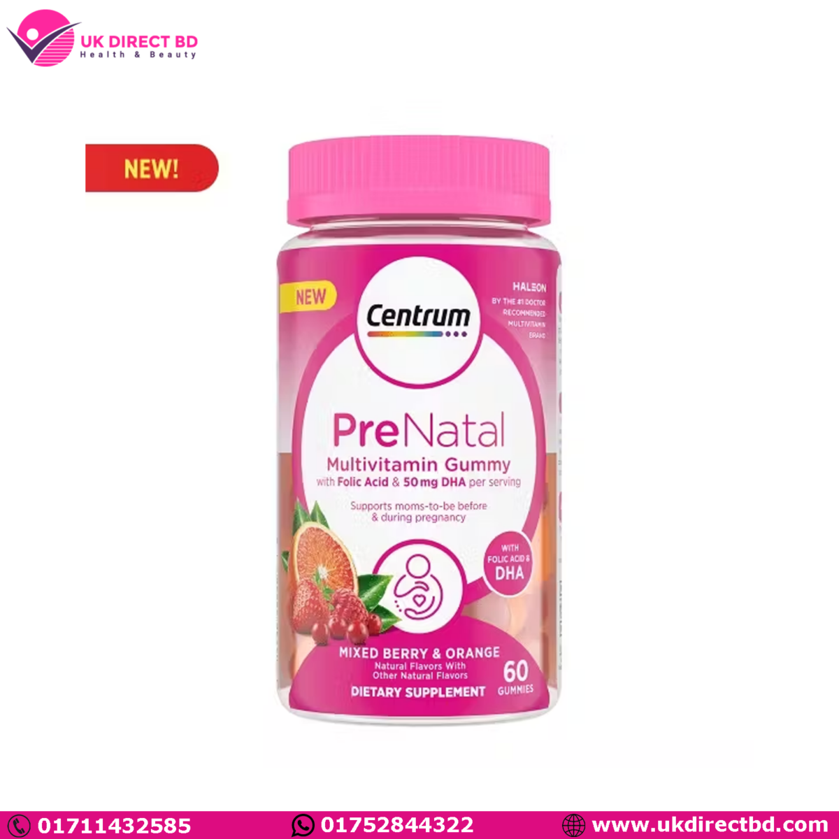 Centrum Maternal Health PreNatal Multivitamin Gummies - Image 1