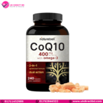 NatureBell CoQ10 400mg with Omega 3 Fatty Acids 240 Capsules