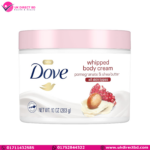 Dove Whipped Body Cream Dry Skin Moisturizer Pomegranate and Shea Butter Nourishes Deeply 10 Oz (283G)