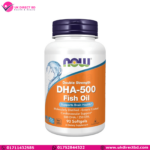 NOW Foods DHA-500 with 250 EPA Supports Brain Health 90 Softgels