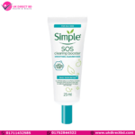 Simple Daily Skin Detox SOS Clearing with thyme, zinc, and witch hazel Booster long-lasting shine & blemish control 25ml