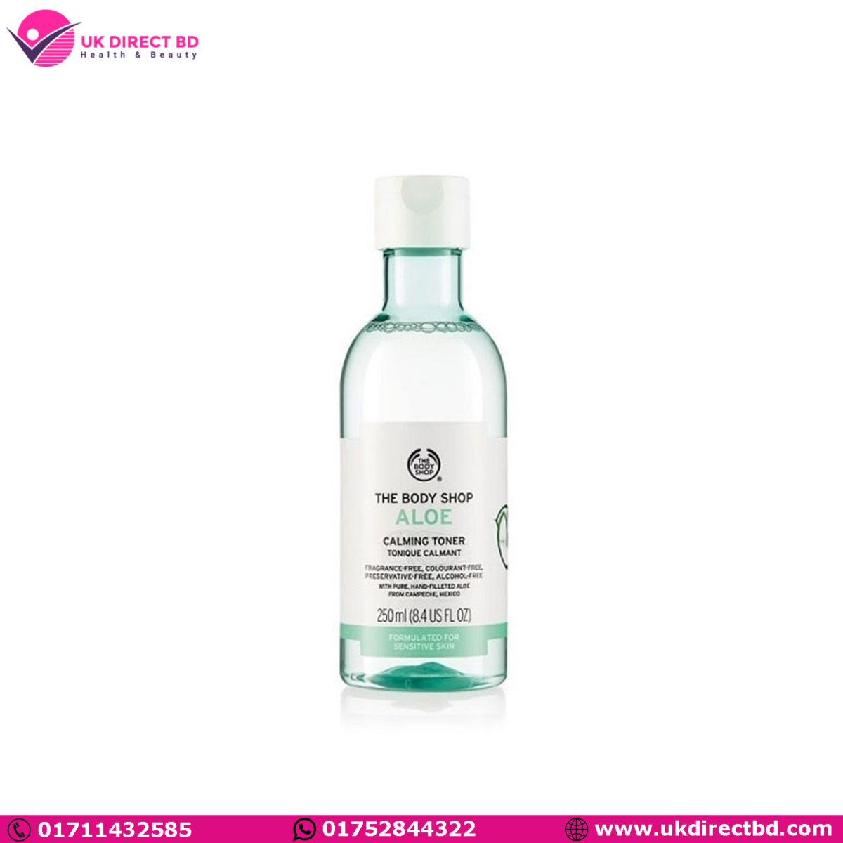 The Body Shop Aloe Calming Toner 250ml - Image 1