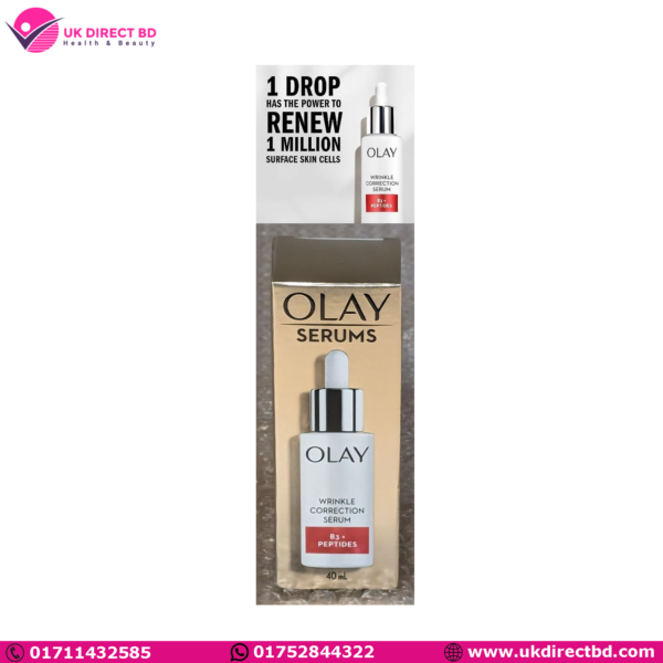 olay serums wrinkle correction serum B3 +peptides