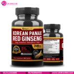 Korean Panax Red Ginseng, Red Ginseng Supplements Premium 3140mg 60 Capsules USA