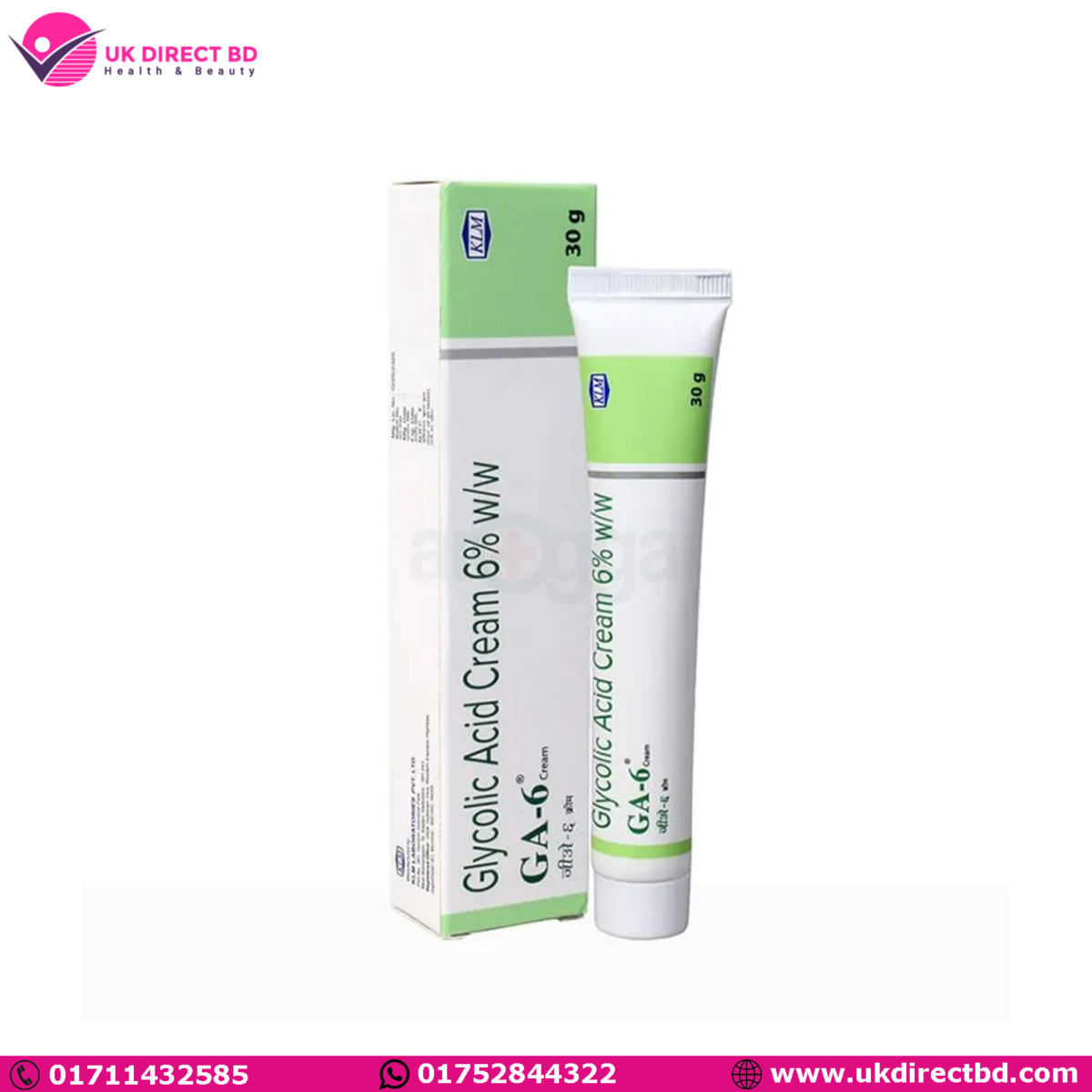KLM Laboratories Glycolic Acid Cream 6% W/W GA - 6 - Image 1
