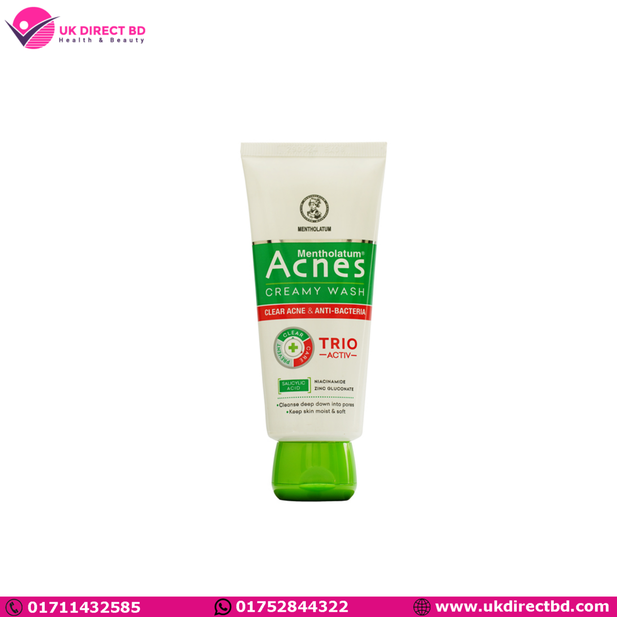 Acnes Mentholatum Acnes Creamy Wash - Image 1