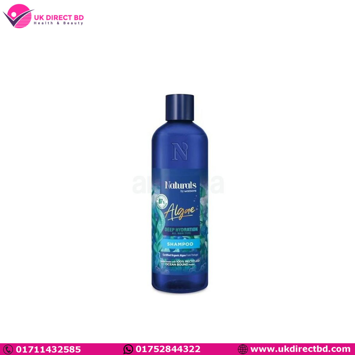 Naturals by Watsons Algae Deep hydrating Shampoo for All hair Type - Image 1
