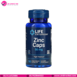 Life Extension Zinc Caps zinc 50 mg, zinc citrate Support the body's immune defenses ultra-absorbable vegetarian non-GMO gluten free 90