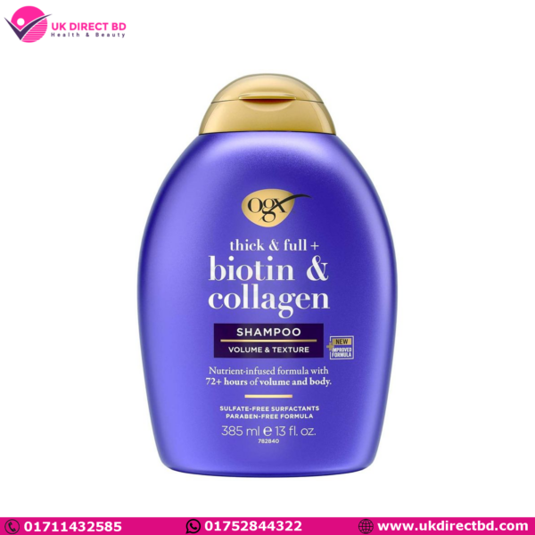 OGX Thick & Full Biotin & Collagen Shampoo 385ml
