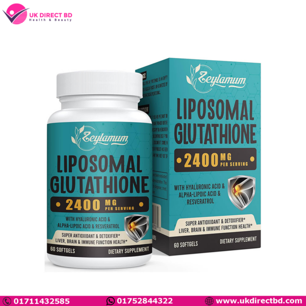 Zeylamum 2400mg Liposomal Glutathione 60 Softgels
