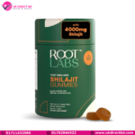ROOT LABS 4000 mg Pure Himalayan Shilajit Gummies I No Added Sugar I KSM-66 Ashwagandha Gokshura