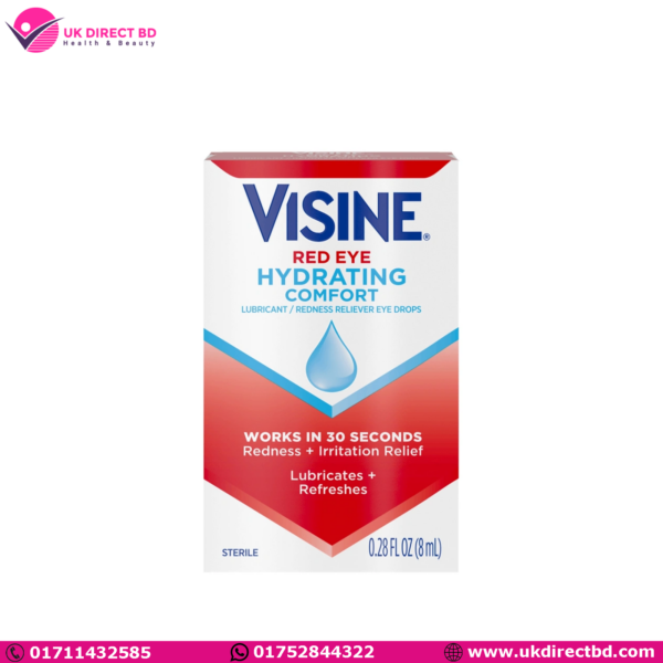VISINE® Red Eye Hydrating Comfort Eye Drops for Redness & Irritation Relief 15ml