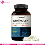 NatureBell Probiotics 200 Billion CFU Per Serving 240 Veggie Capsules