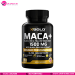 X Gold Health Organic Maca Root Powder Capsules 1500mg with Black Red & Yellow Peruvian Maca Root Extract Gelatinized Energy & Mood Supplement 150 Capsules