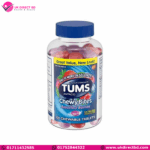 TUMS Chewy Bites Antacid Tablets for Heartburn Relief, Assorted Berries 108 Ct