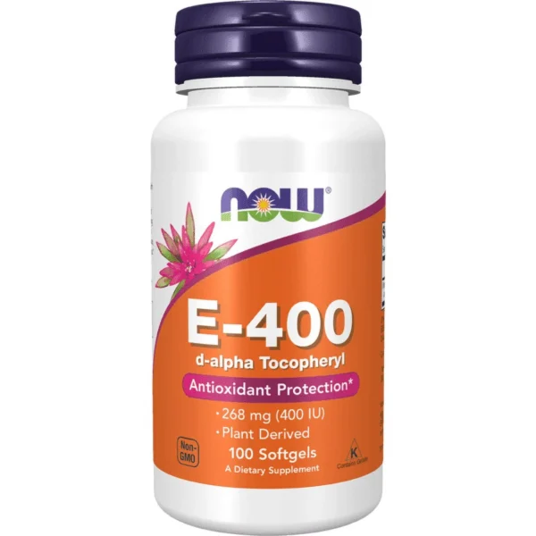 NOW Foods E-400 268mg (400Iu) 100 Softgels