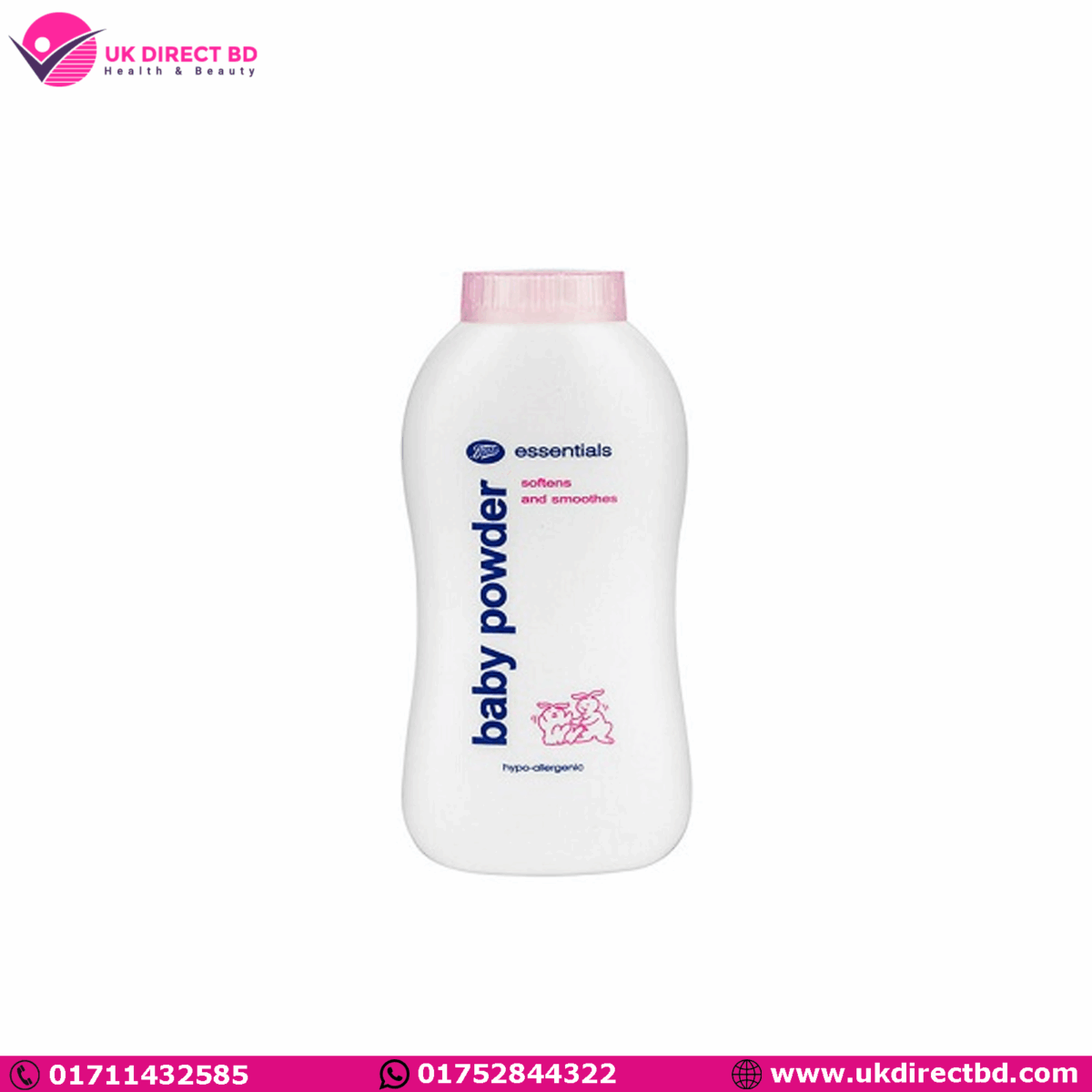 Boots Essentials Baby Powder for Softens & Smoothening - Image 1