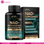 NutraHarmony NAD+ Supplement with Resveratrol & Quercetin 1000mg 120 Capsules