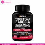 X Gold Health Tongkat Ali Fadogia Black Maca L-Arginine & L-Citrulline 1700mg Men & Women 120 Veggie Capsules