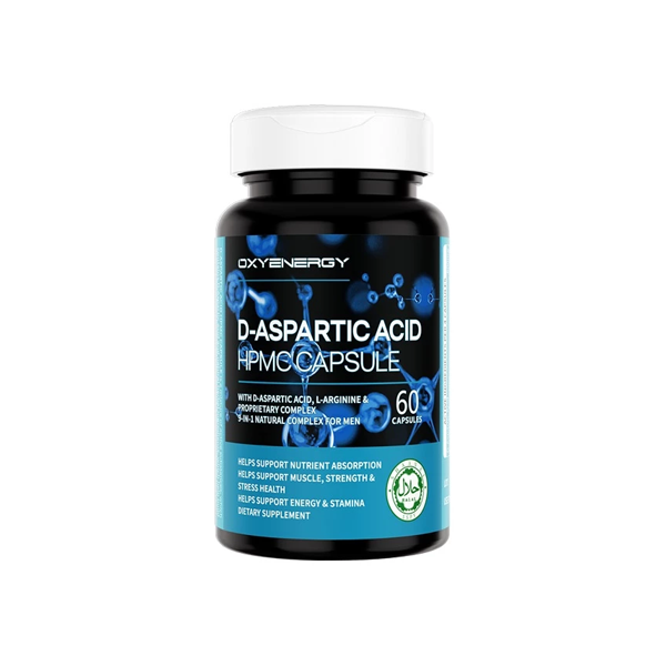 Oxyenergy Big Blue DDA Capsules D-Aspartic Acid Men Supplement Strong Body