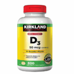 Kirkland Signature D3 50mcg (2000iu) 600 Softgels