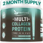Herbtonics Multi Collagen Protein Powder Collagen Peptides Type 454g