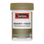 Swisse Ultiboost Memory + Focus 50 Tablets