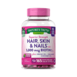 Nature’s Truth Hair Skin & Nails with Biotin 5000mcg 165 Rapid Release Liquid Softgels