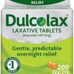 Dulcolax Overnight Laxative Tablets 200 Count
