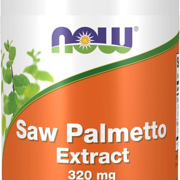 NOW Foods Saw Palmetto Extract 320mg with Pumpkin Seed Oil Men’s Health 90 Veg Softgels