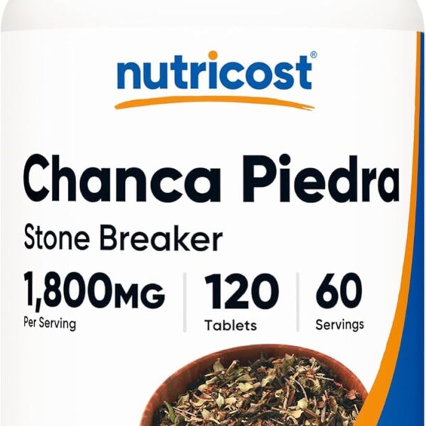 Nutricost Chanca Piedra Extract Stone Breaker 1800mg 120 Tablets