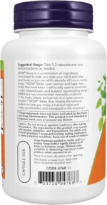 Now Foods Sleep 90 Vegetarian Capsules - Image 2