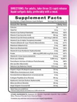 Nature’s Truth Hair Skin & Nails with Biotin 5000mcg 165 Rapid Release Liquid Softgels - Image 2