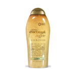 OGX Smoothing + Coconut Coffee Exfoliating Body Scrub with Arabica Coffee & Coconut Oil Moisturizing Body Wash for Dry Skin
