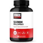 Force Factor Selenium Immune Support Supplement, Selenium 200mcg, 120 Capsules
