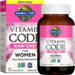 Garden of Life Vitamin Code Raw One for Women Once Daily Women's Multivitamin 75 Capsules