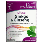 Vitabiotics Ultra Ginkgo And Ginseng 60 Tablets